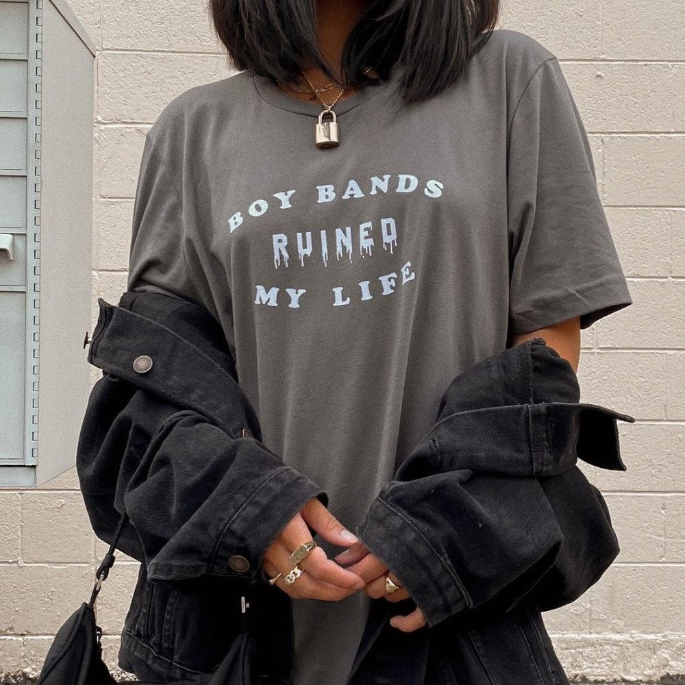Boybands Ruined My Life Graphic Tee